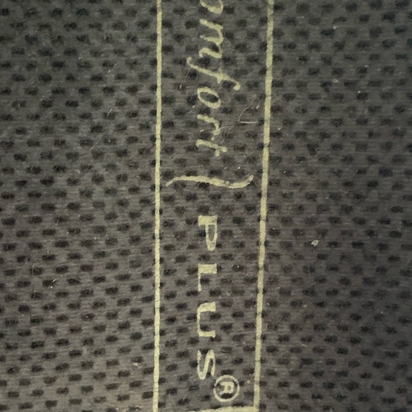 Comfort Plus black wedge shoes size 7.5 - Picture 11 of 11